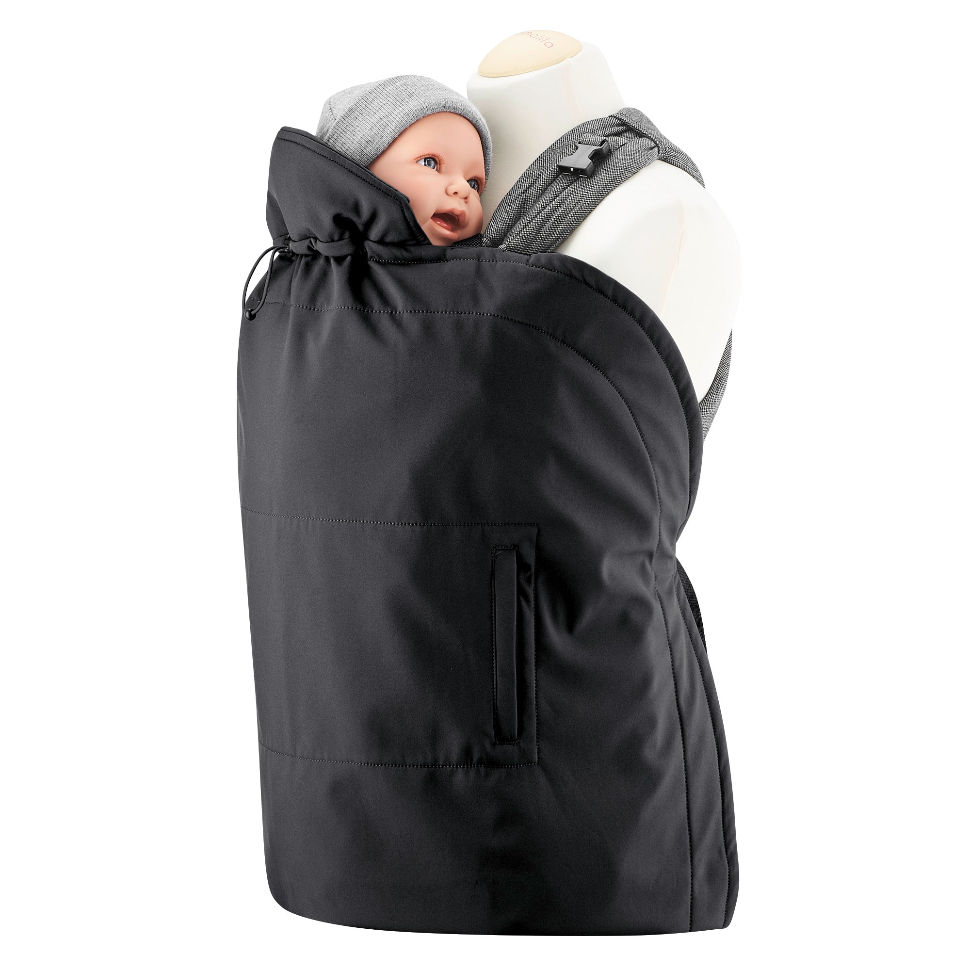 Cover per portare Mamalila in Softshell // colore Nero